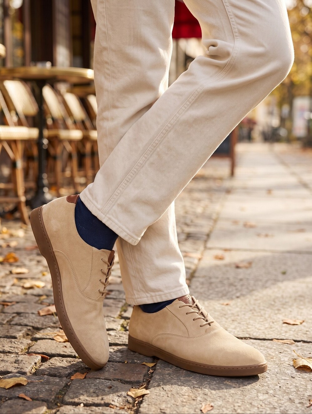 Flag Casual Oxford Shoes Men's 13 Tan Sand Suede Jasper Business Casual New $125
